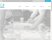Tablet Screenshot of oniodesign.com